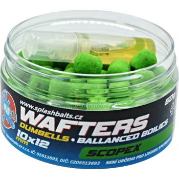 Boilies Splashbaits Neutrálně vyvážené boilies Scopex dumbbells 10x12 mm 50 g