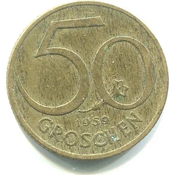 RAKOUSKO. 50 groschen 1956.