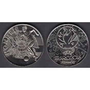 Fotbal. Medaile ze série UEFA EURO 2016. Maďarsko.