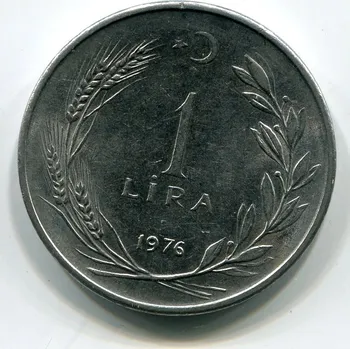 TURECKO. 1 lira 1976. KM-889a.2