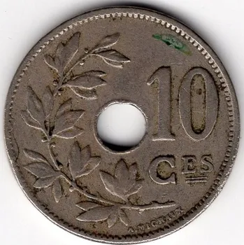 BELGIE. 10 centimes 1920. BELGIQUE.