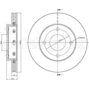 Brzdový kotouč Brzdový kotouč METELLI 23-0623C