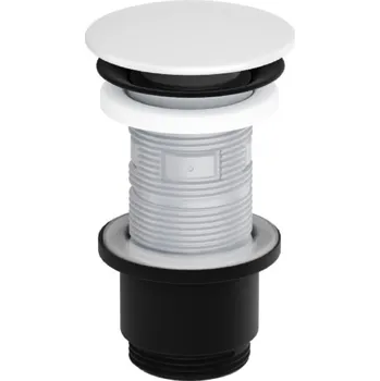 sítko a zátka do dřezu Excellent Design špunt do umyvadla černá-bílá ARIN.1485.K.02.WHBL