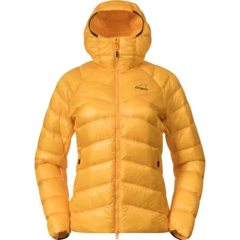 Bunda BERGANS Women Y Lightline Weightless Down Hood Barva: Mango Yellow, Velikost: S