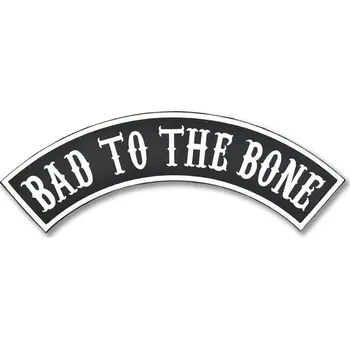 Nášivka Moto nášivka Bad to the Bone rocker 2 - XXL na záda