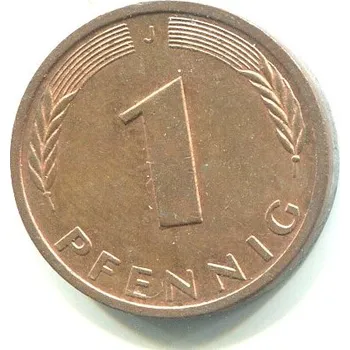 NĚMECKO. 1 Pfennig 1979/J