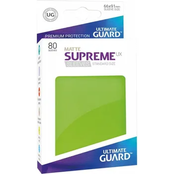 Doplněk k figurce Ultimate Guard Supreme UX Sleeves Standard Size Matte Light Green (80)