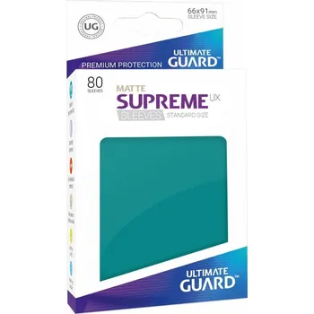 Doplněk k figurce Ultimate Guard Supreme UX Sleeves Standard Size Matte Petrol Blue (80)