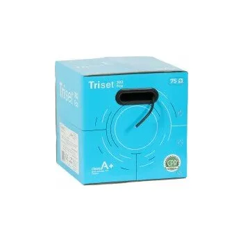 Anténní kabel Koaxiální kabel 75 ohm TRISET 302 Fca PE venkovní třída A+ 1,02/4,6/7,0 110 dB [250 m],