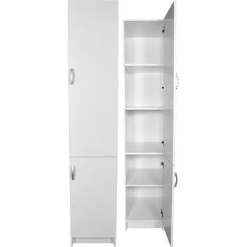 Kuchyňská skříňka Smontovaná potravinová skříň pravá 40 cm bílá