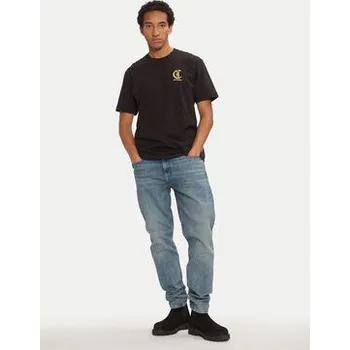 Pánské tričko Just Cavalli T-Shirt 77OAHT02 Černá Regular Fit M