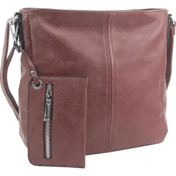 Kabelka BELLA BELLY Starorůžová dámská středně velká crossbody kabelka 1911-BB