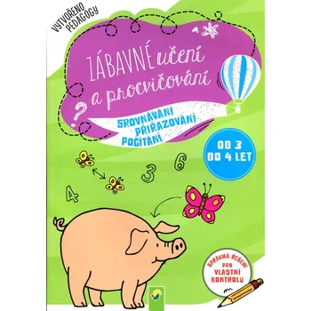 omalovánky Zábavné učení a procvičování od 3 do 4 let