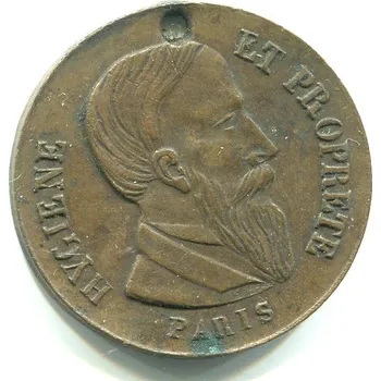 Sběratelství FRANCIE. HYGIENE ET PROPRETE PARIS. 1867.