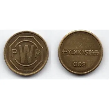 NĚMECKO. Žeton do automyčky. PWP. Hydrostar 002.