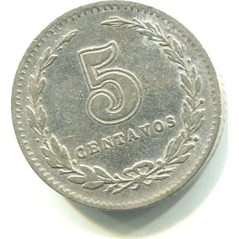 ARGENTINA. 5 centavos 1925.