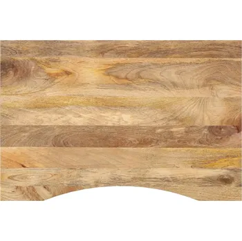 Konferenční stolek vidaXL Stolní deska s výřezem 90 x 50 x 2,5 cm masivní hrubý mangovník [370193]