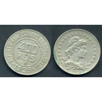 BRAZÍLIE. 400 reis 1929.