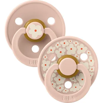 dudlíky BIBS Studio Colour Jasmine Dudlíky z přírodního kaučuku 2 ks vel. 1 Blush Mix