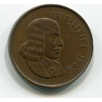 JIHOAFRICKÁ REPUBLIKA. 2 cents 1966. AFRIKA