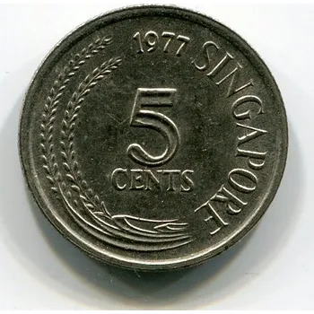 SINGAPUR. 5 cents 1977.
