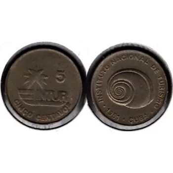 KUBA - Intur. 5 centavos 1981.