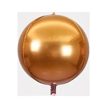 Balónek Fóliový balónek zlatý 55 cm Barva: Zlatý