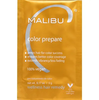 Vlasová kosmetika Malibu C Color Prepare, 12 x 5 g proti mdlé barvě