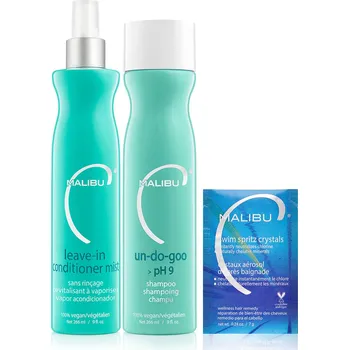 Vlasová regenerace Malibu C Balíček pro čisté vlasy, +dárek zdarma pro očistu vlasů