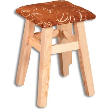 Stolička dřevěná stolička s měkkým polstrováním NR114