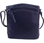 INT. COMPANY Tmavě modrá dámská crossbody kabelka se zlatými doplňky