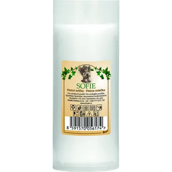 Svíčka svíčka hřbitovní náhradní 14cm 195g (hoří 2,5dne) paraf. BÍ