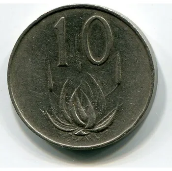 JIHOAFRICKÁ REPUBLIKA. 10 cents 1971.