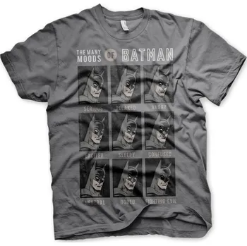 Pánské tričko Funko | Pánské tričko Batman Many Moods šedé - M / Šedá