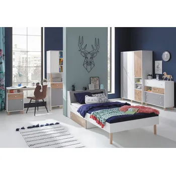 Dětský pokoj Studentský pokoj Faraon III s širokou komodou