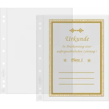 Obal pro sběratelský předmět Leuchtturm Listy NUMIS, jednořádkové, na set mincí, průhledné - 10 kusů v balení