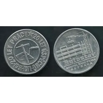 Medaile Bytostav Ostrava 1951-1971.