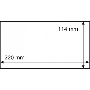 Obal pro sběratelský předmět Leuchtturm Ochranné fólie HP40 na známky/pohlednice do rozměru 220×114 mm, průhledné - 50 kusů v balení