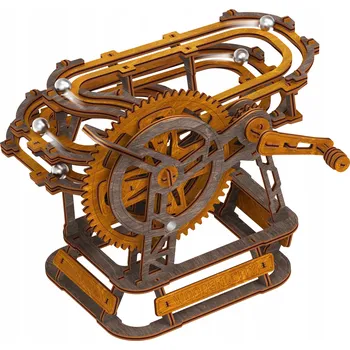 Dřevěná hračka Kuličková dráha Marbl Run Dřevěná Mechanická 3D Puzzle WOODEN.CITY