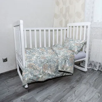 Povlečení Sablio Mikroplyšové dětské povlečení do postýlky Vlaštovičník - 100x135 / 40x60