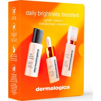 Pleťové sérum Dermalogica Daily Brightness Boosters Skin Kit, dárkové balení pro zářivou a zpevněnou pleť