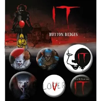 Pyramid International | Odznáčky Pennywise 6 ks