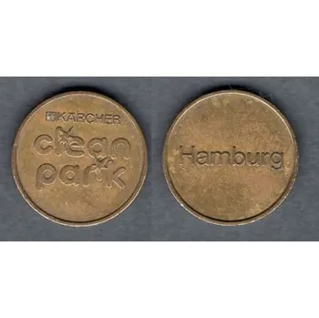 NĚMECKO. Žeton do automyčky. KÄRCHER. Hamburg.