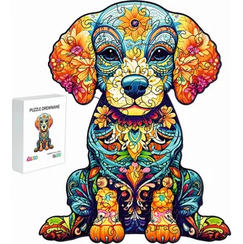 Dřevěná hračka DŘEVĚNÉ PUZZLE PRO DĚTI I DOSPĚLÉ 127 DÍLŮ DÁREK PRO DĚTI