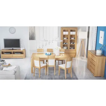 Obývací stěna Obývací pokoj Classic z masivu dub