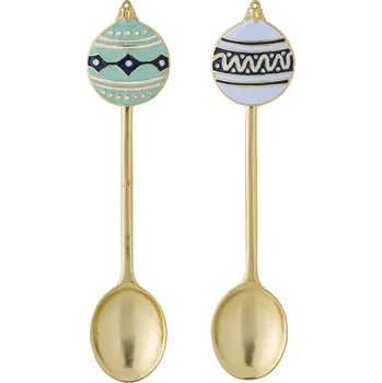 Příbor Bloomingville Lžička Freydis Blue – set 2 ks