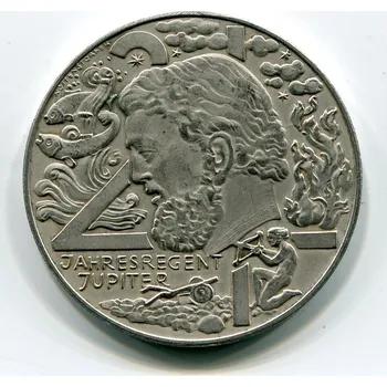 NĚMECKO. Sonntage 1973. Kalendářová medaile.