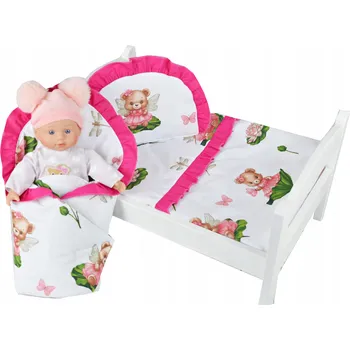 Kočárek pro panenku Kočárek pro panenky set 2 v 1 Largo 0451