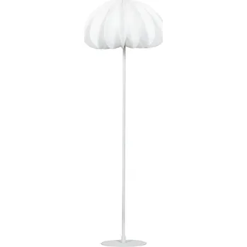 Stojací lampa WOOOD Bílá stojací lampa Daila 150 cm