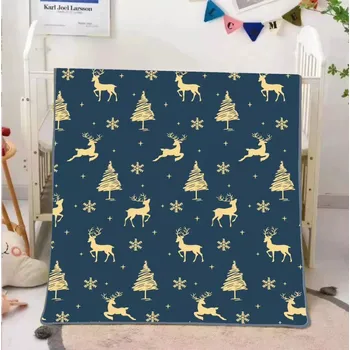 Dětská deka TOTÁLNÍ VÝPRODEJ ! MIKROPLYŠOVÁ DEKA - VÁNOCE - CHRISTMAS č.3 150x200cm